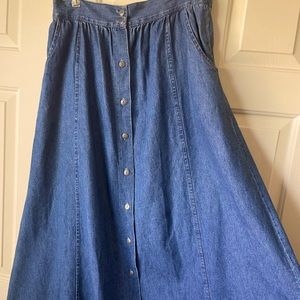 Vintage Denim Skirt